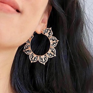 See-through Big Hoop Pierce