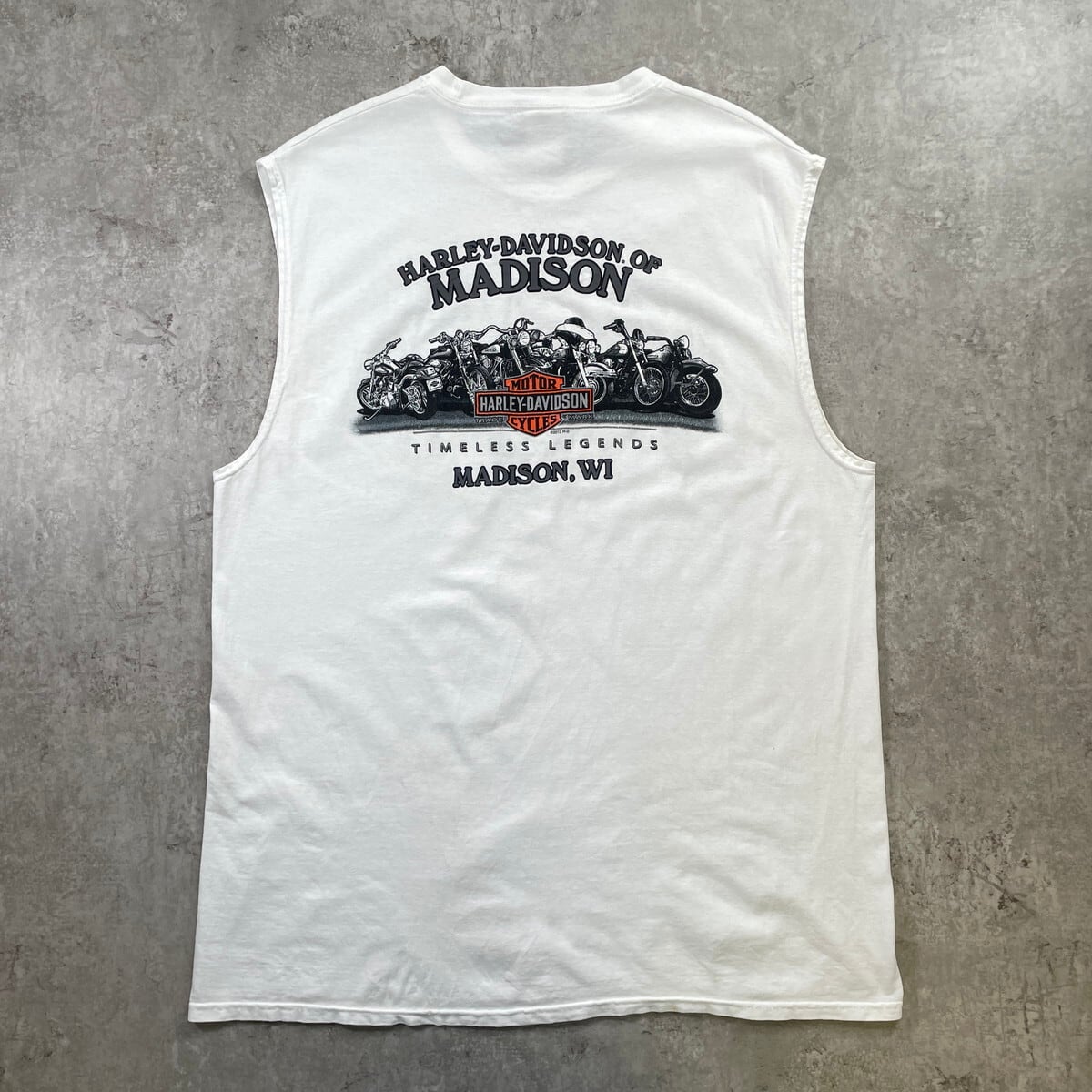 Harley-Davidson ハーレーダビッドソン ロゴプリント ノースリーブT