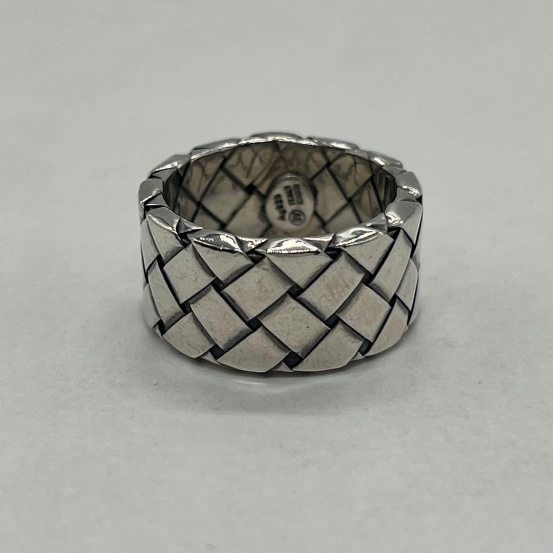 ボッテガヴェネタ BOTTEGA VENETA イントレチャートリング 14号