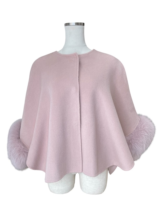 ボリューミーFOXケープ Pink