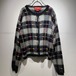 used mohair knit cardigan