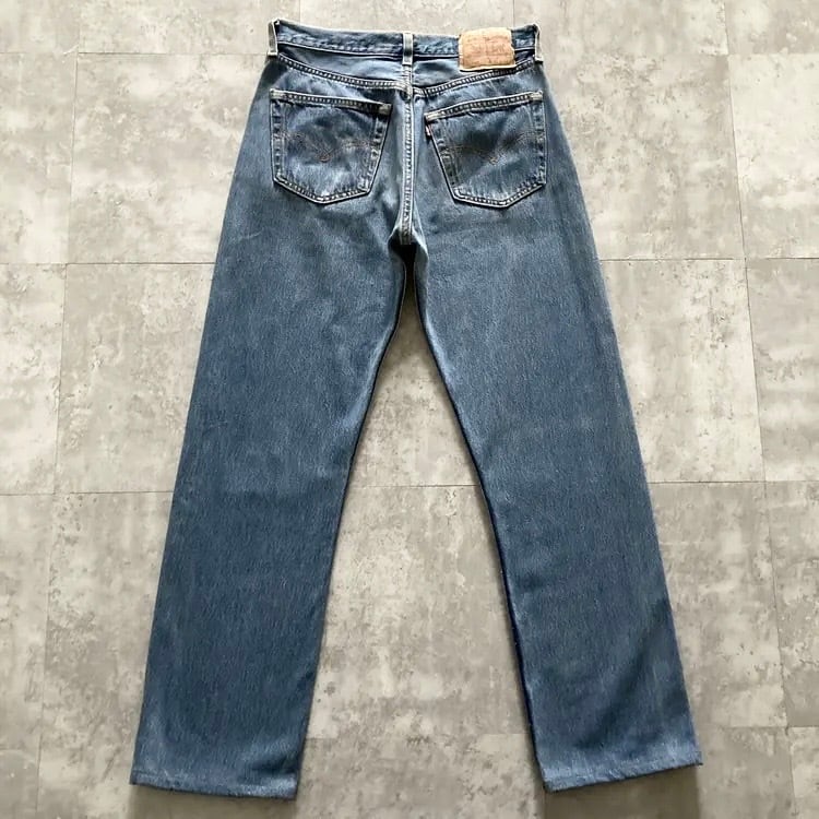 W31 L34】90's US.Levis 501 リーバイス エルパソ工場(524) ボタン裏