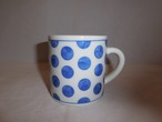 水玉模様のマグカップ porcelain Mug(made in Japan) )(No2)
