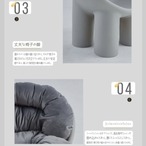 コンフォートシートクッション付き モダンデザイン ラウンジチェア 一人掛け アートチェア インテリア おしゃれ 丈夫な椅子の脚 組み立て不要