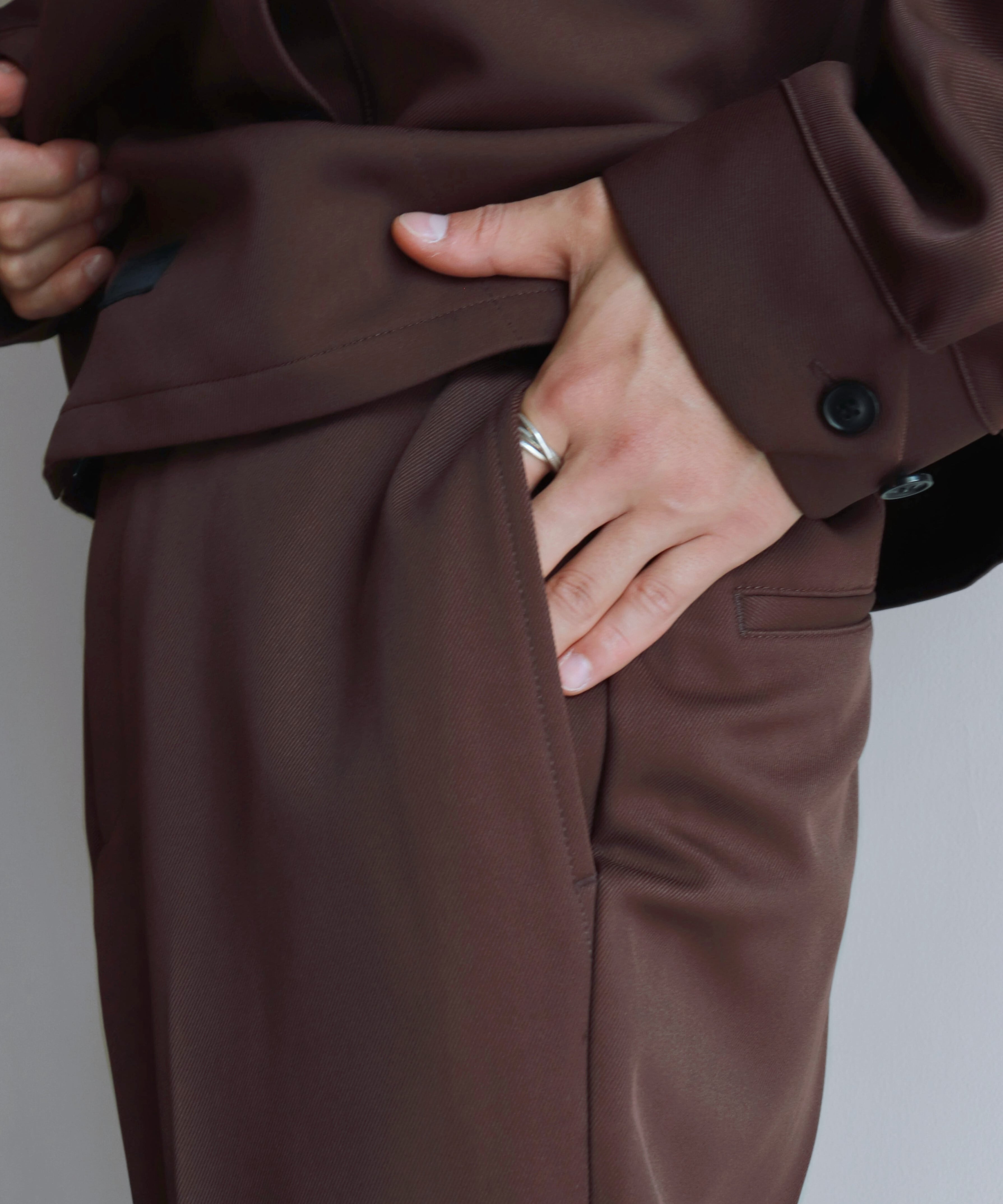 UNUSED / UW1178 DICKIES SLACKS (BROWN) | AfterSchool (アフター