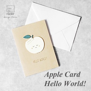 アップルカード Hellow World! ベイビーカード #0135-044