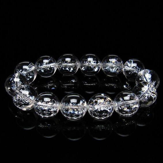 アイリスクォーツ 水晶 ブレスレット 16mm  おまかせ便 111-20230