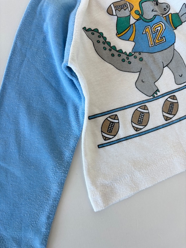 【9-12m・vintage 】USA製　ダイナソーラグランtee