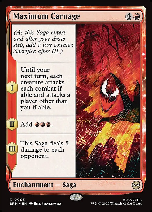 MTG《マキシマム・カーネイジ/Maximum Carnage(SPM)》英語