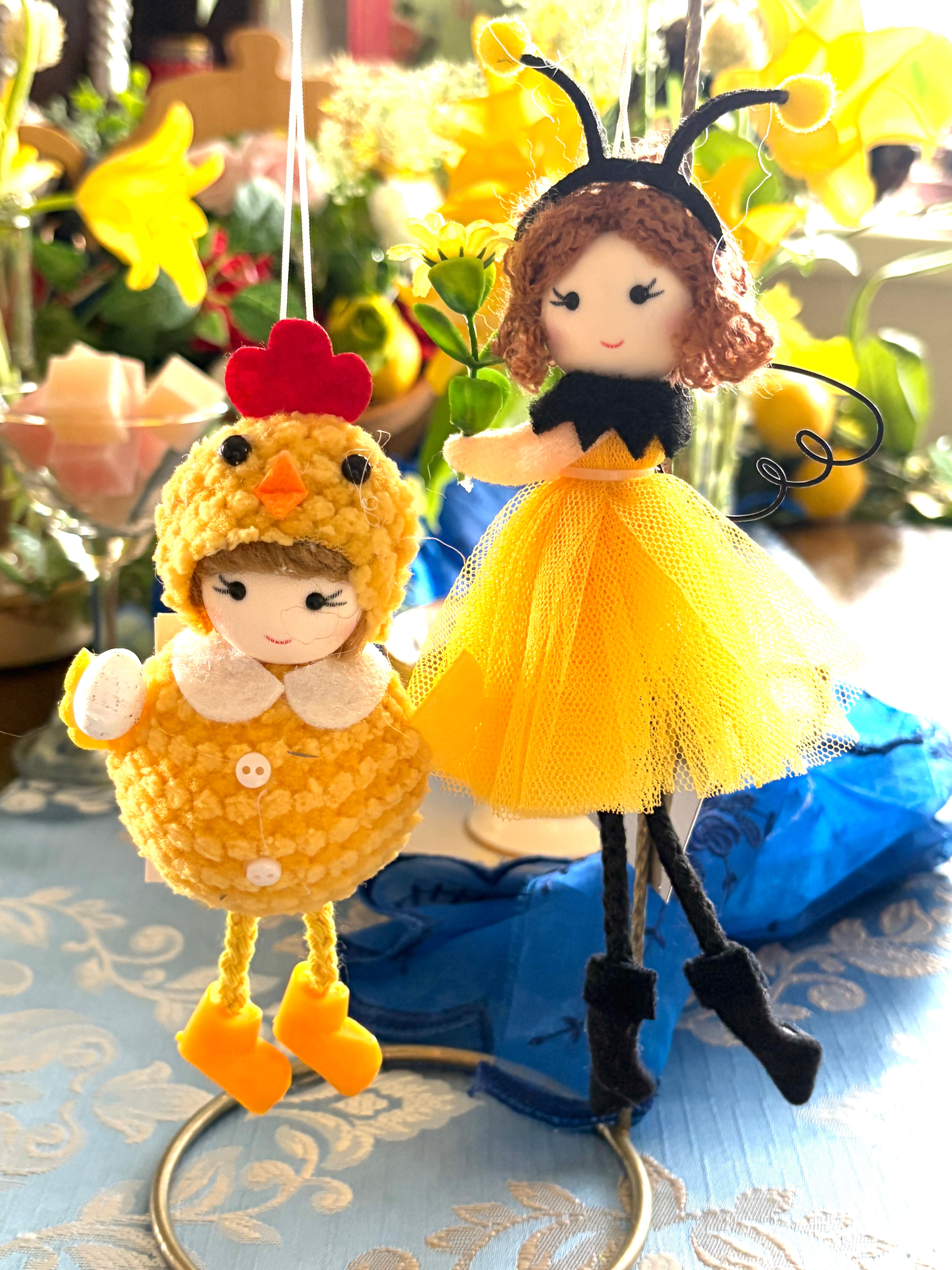 ◆BEE GIRL◆ハチの妖精◆ひよこガール◆オーナメント◆SPRING◆GISELA GRAHAM◆LONDON◆英国◆