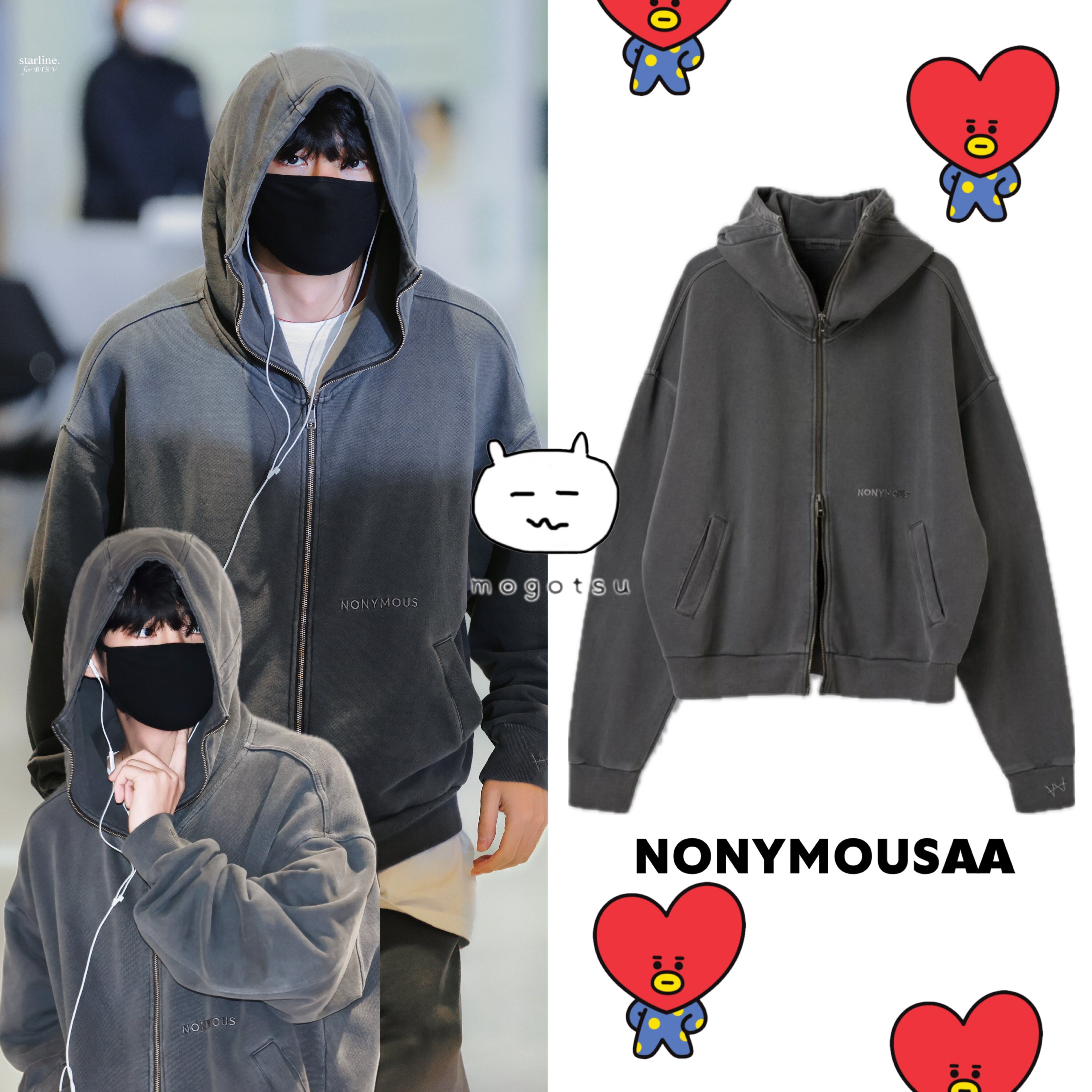 BTS ツアーTシャツ SYS ロングTシャツ テテ V 着用 日本未入荷☆BTSテテ着用☆エンボス リップネック 半袖Tシャツ (T