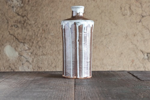 俊彦窯／蝋燭徳利（大）