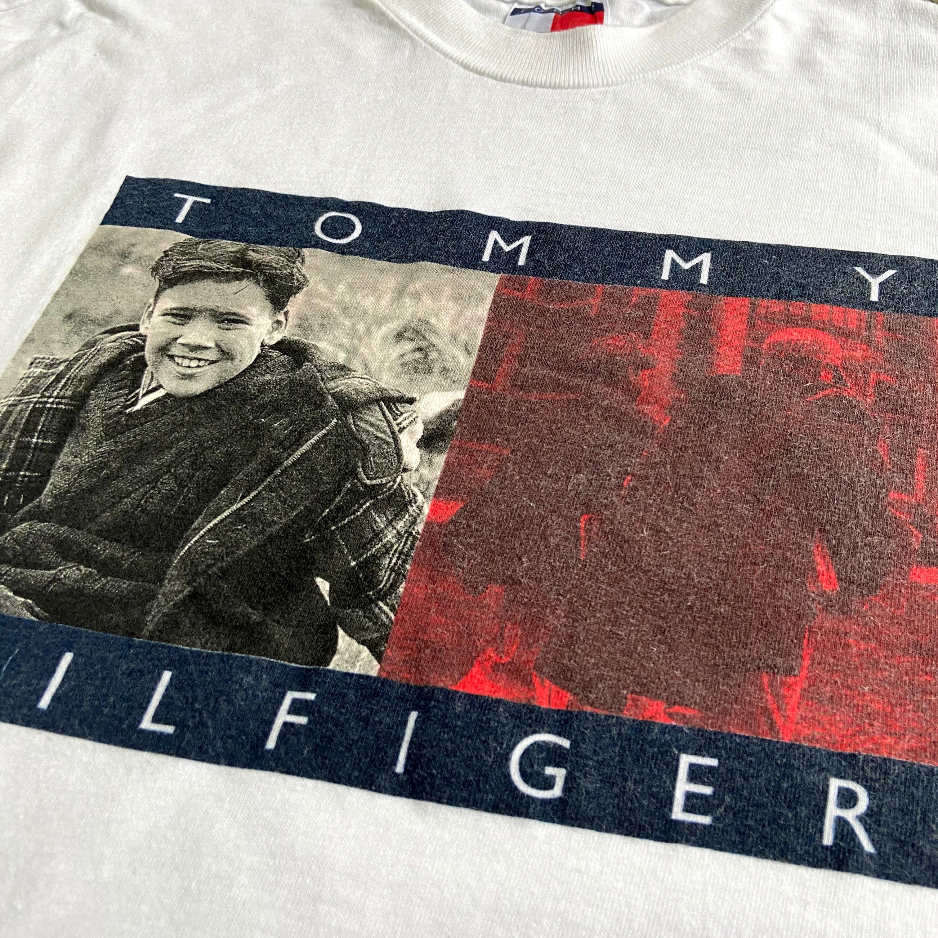 90年代 USA製 TOMMY HILFIGER トミーヒルフィガー ビッグ