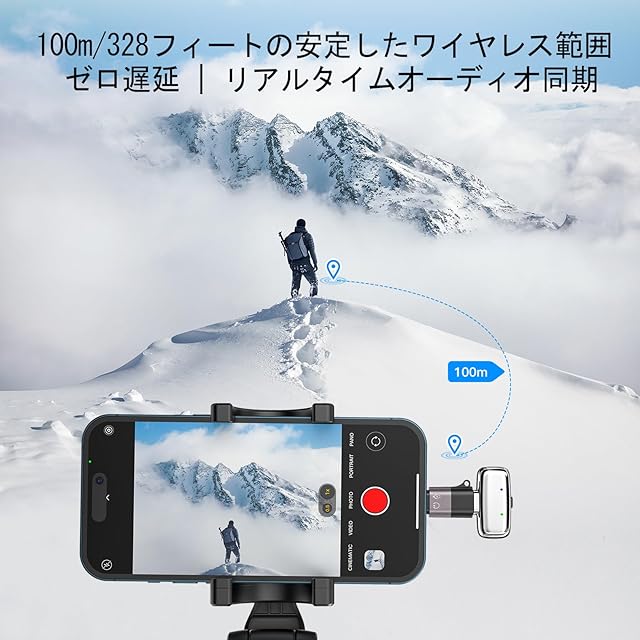 ワイヤレスピンマイク ZealSound miniワイヤレスマイク ピンマイク ワイヤレス 超軽量5g