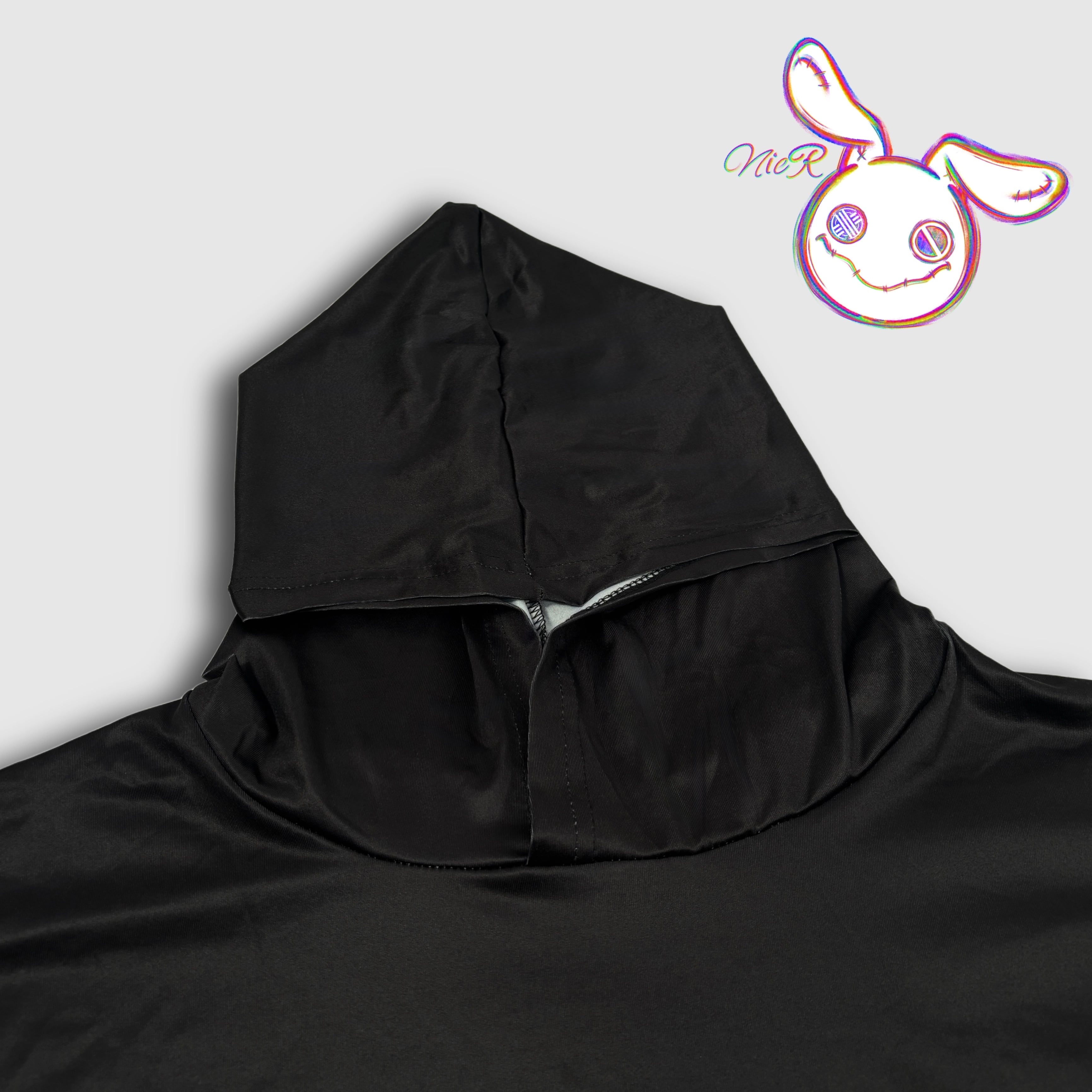 2WAY ZIP SLEEVE OVER SIZE PULLOVER【CHERRY PATTERN】 | NIER CLOTHING
