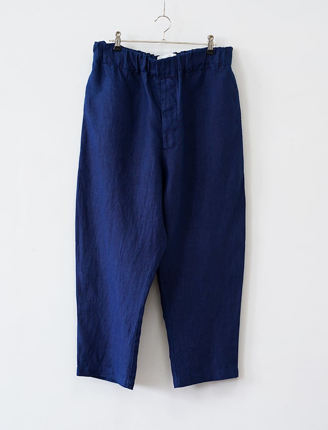 aulico : LINEN PANTS / NAVY | aulico