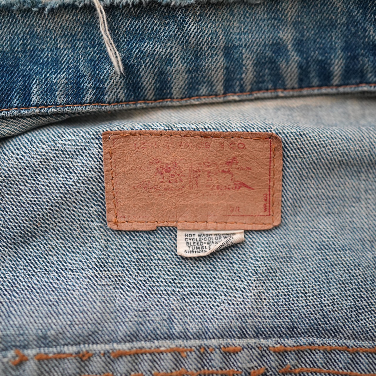 70s Levi's graffiti denim jacket