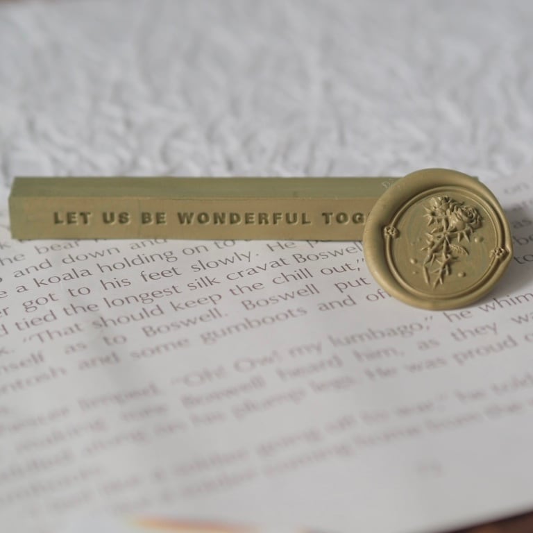 26グリーンゴールド・マットシーリングワックススティック