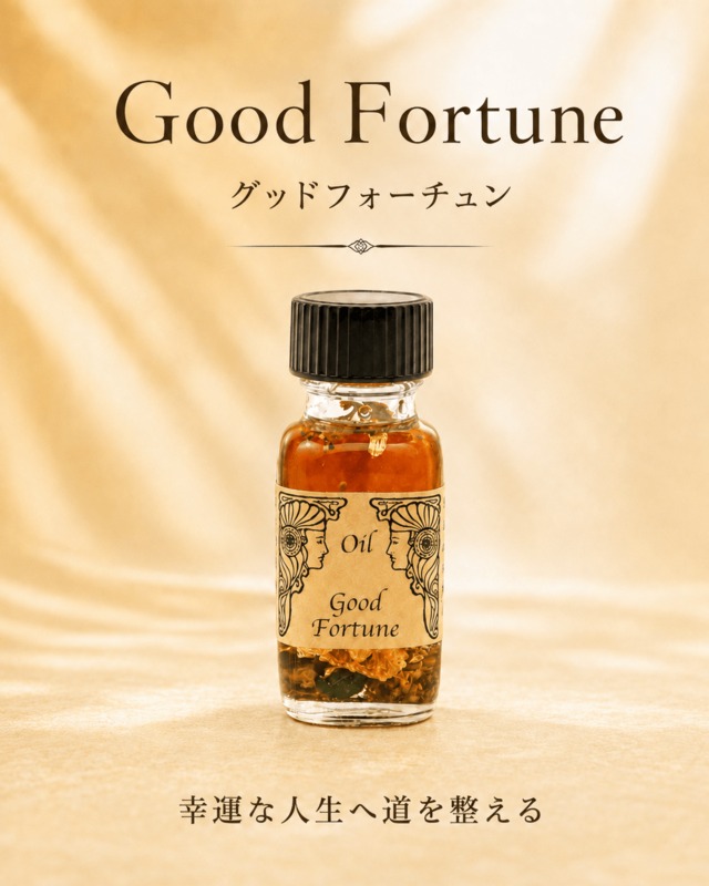 【運気アップ！豊かさに満ちた人生へ】メモリーオイル - グッドフォーチュン  (幸運)