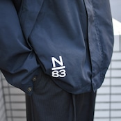 NAUTICA asymmetry design double zip nylon jacket
