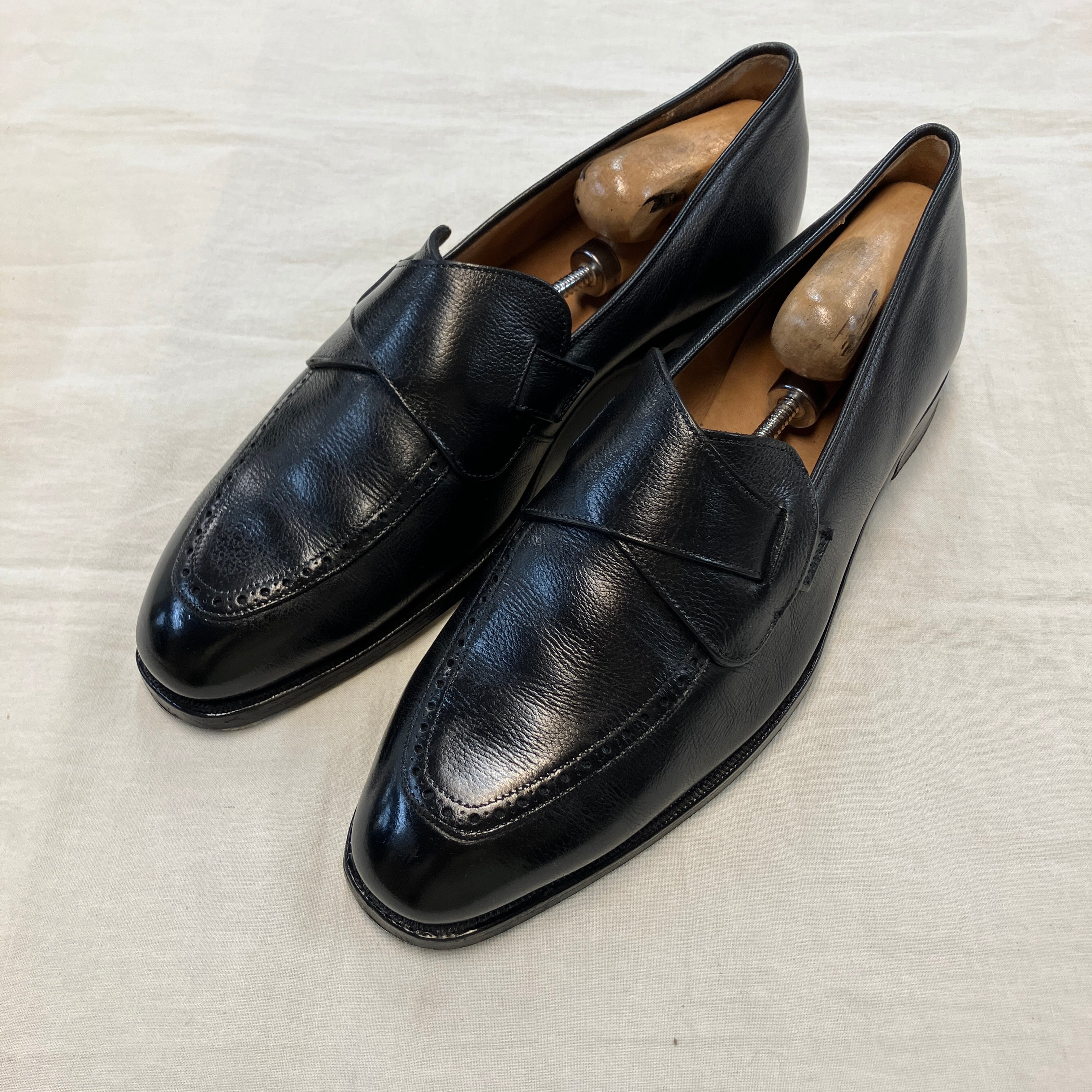 GEORGE CLEVERLEY LEATHER BUTTERFLY LOAFER《8 1/2 E》 | safarionline
