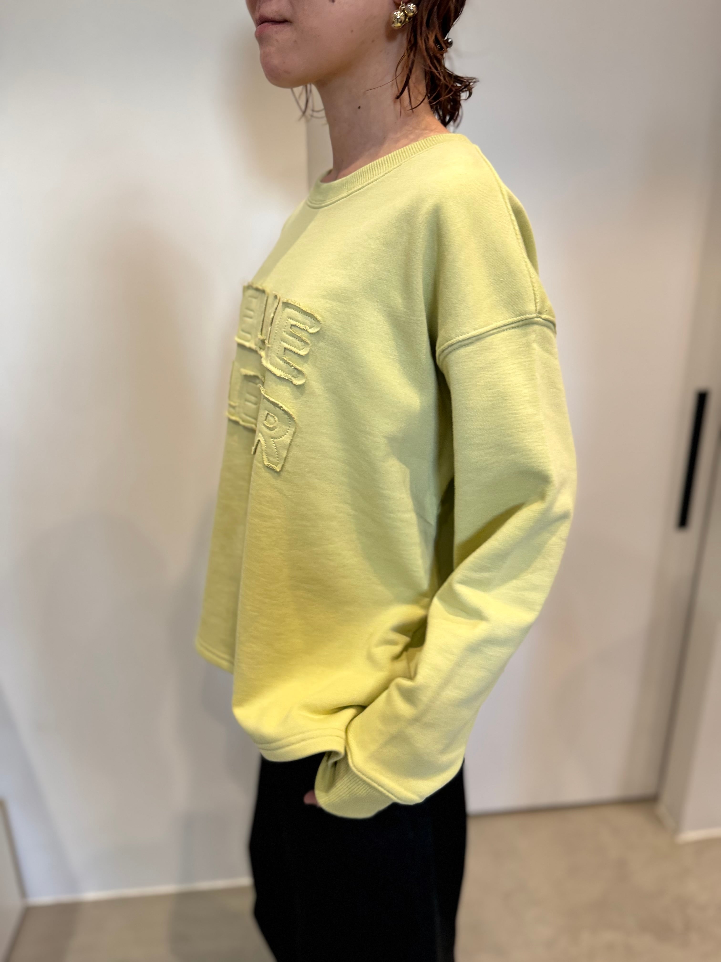 【SELECT】刺繍アップリケロゴトレーナー