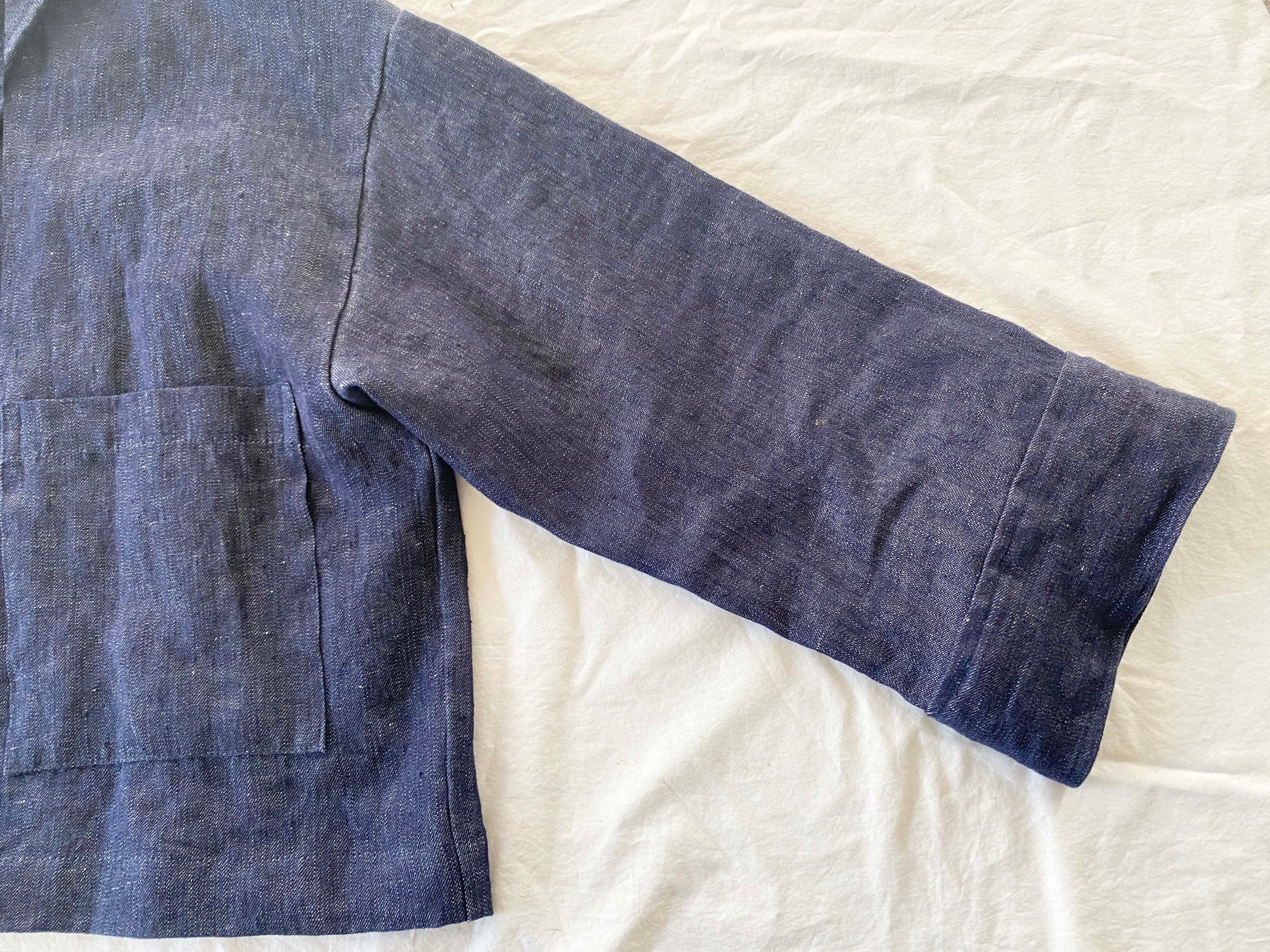 リネンショートジャケット | motomi.m online store