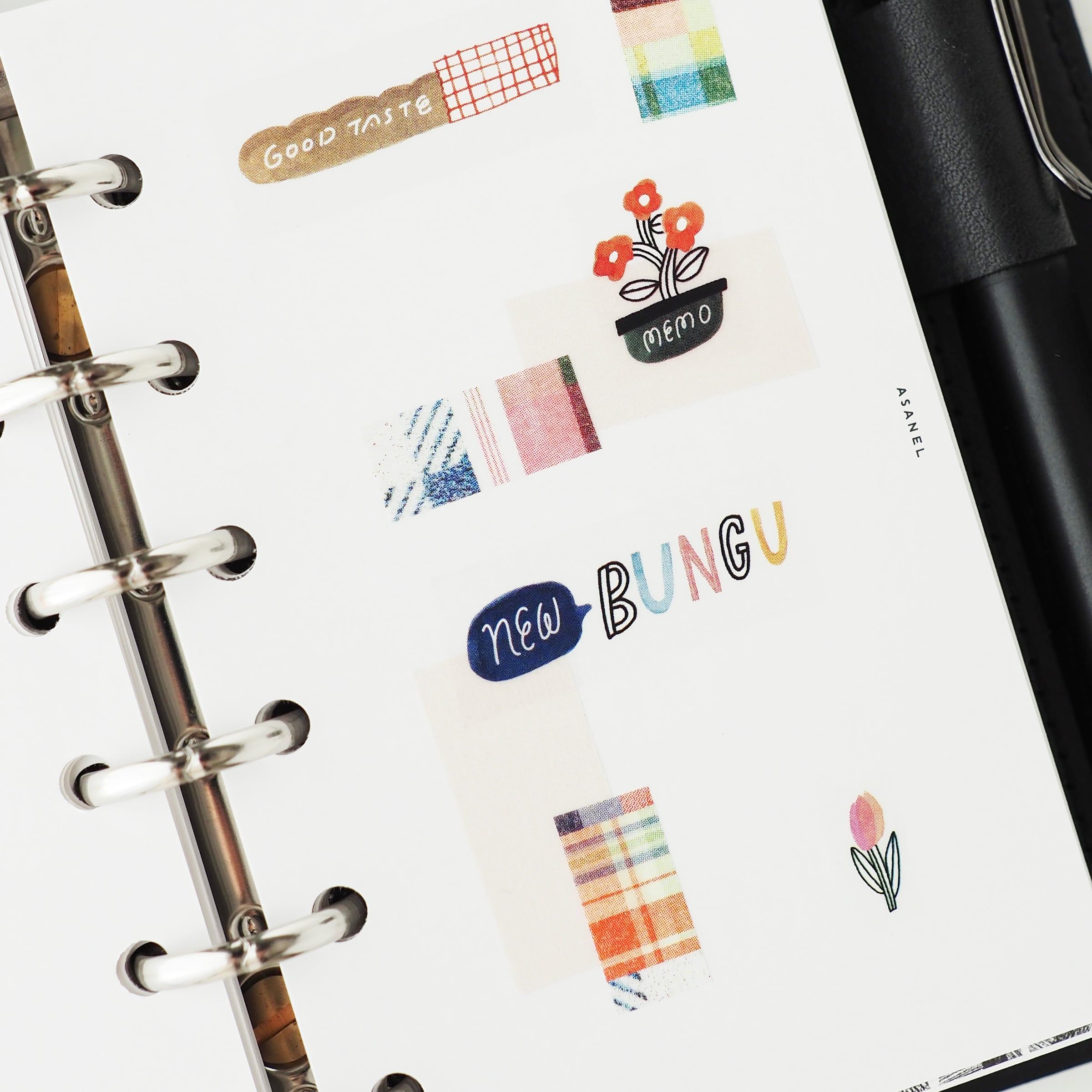 今日のおでかけ｜15mm｜透明マスキングテープ | ASANEL