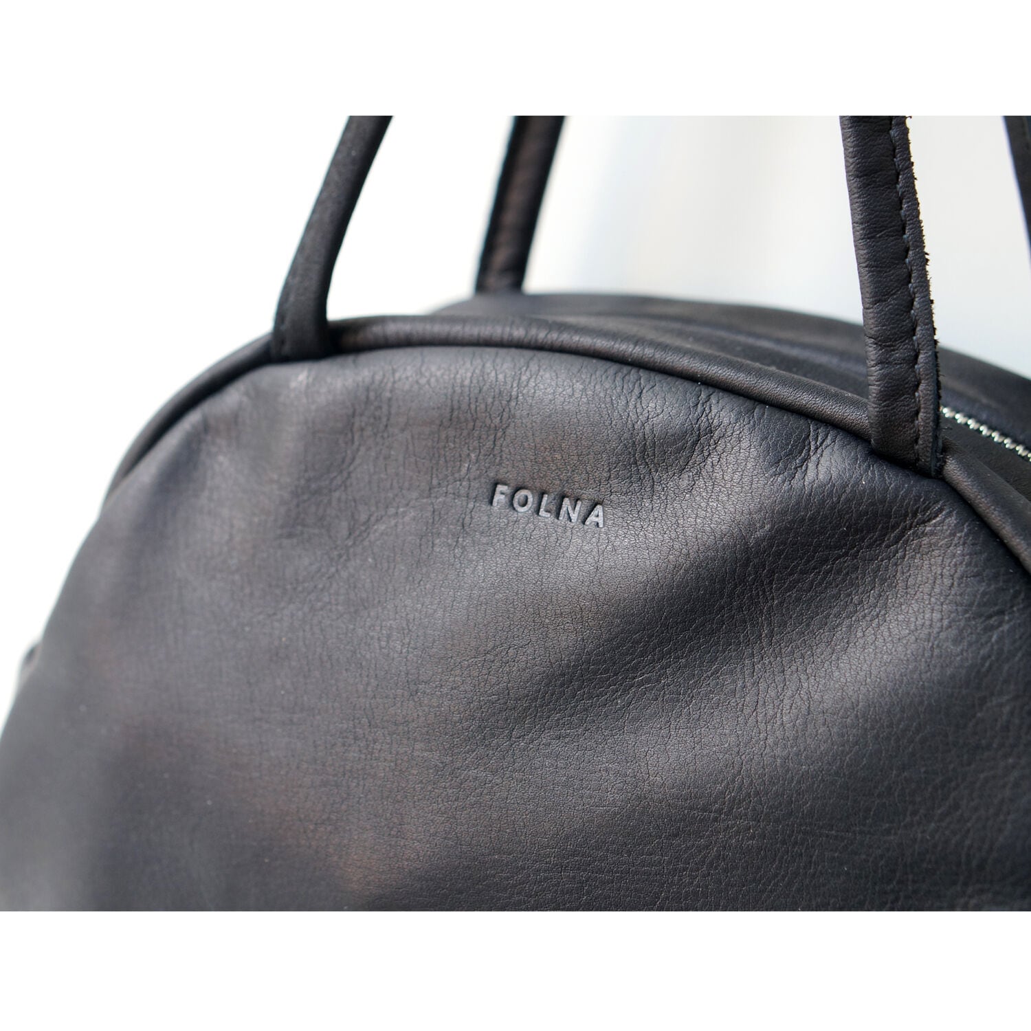 Folna(フォルナ) 〔SS-SIZE〕ソフトレザー ボストンバッグ 日本
