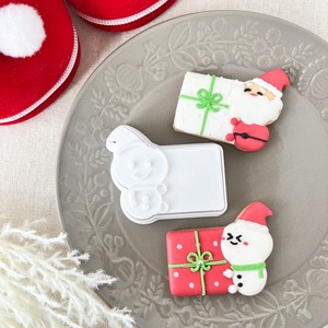 雪だるまプレート