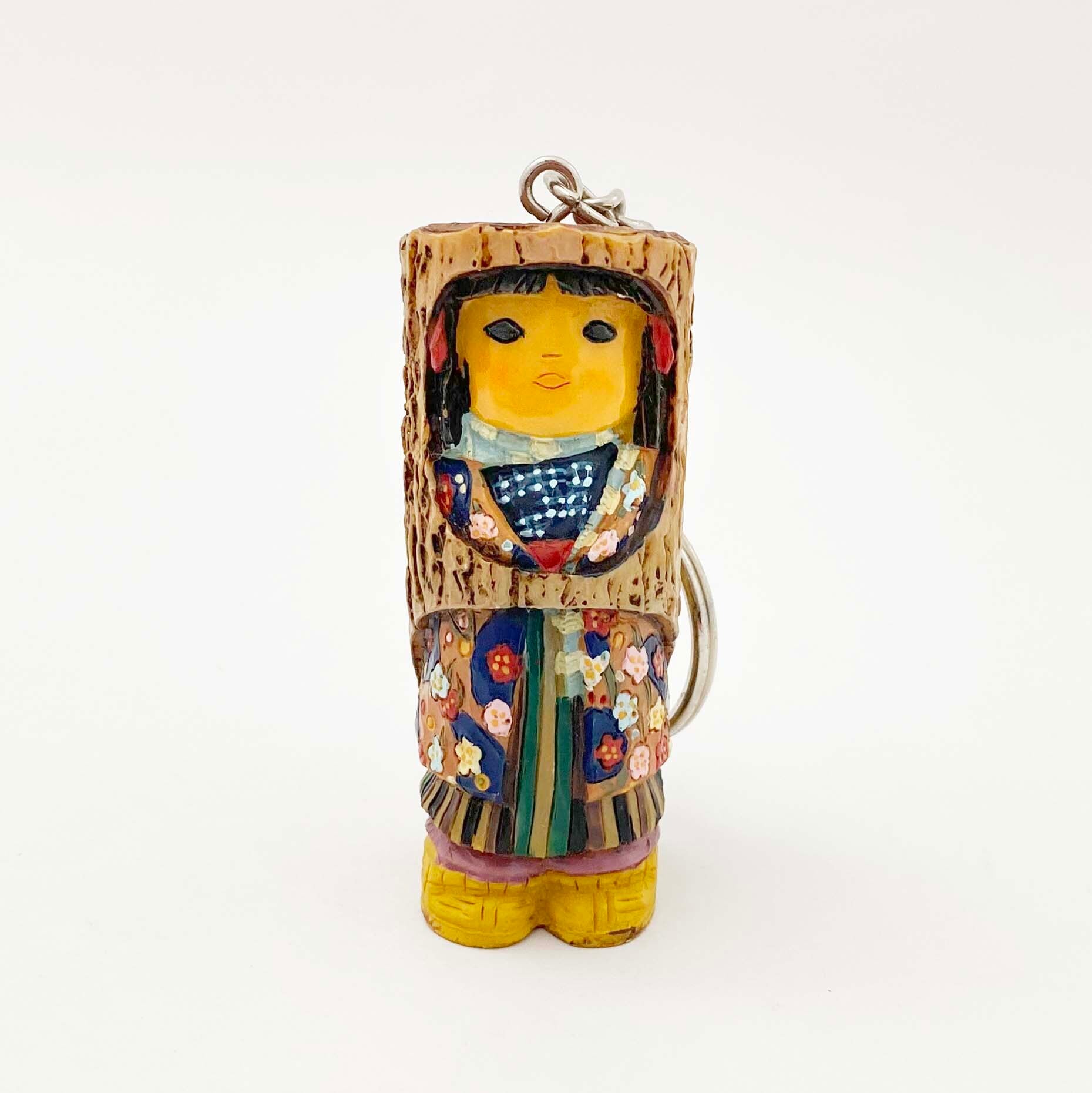 雪ん子キーホルダー