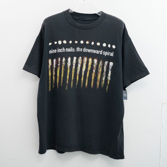 Nine Inch Nails " Downward Spiral " Cut Tag Fits XL 【E6-55】