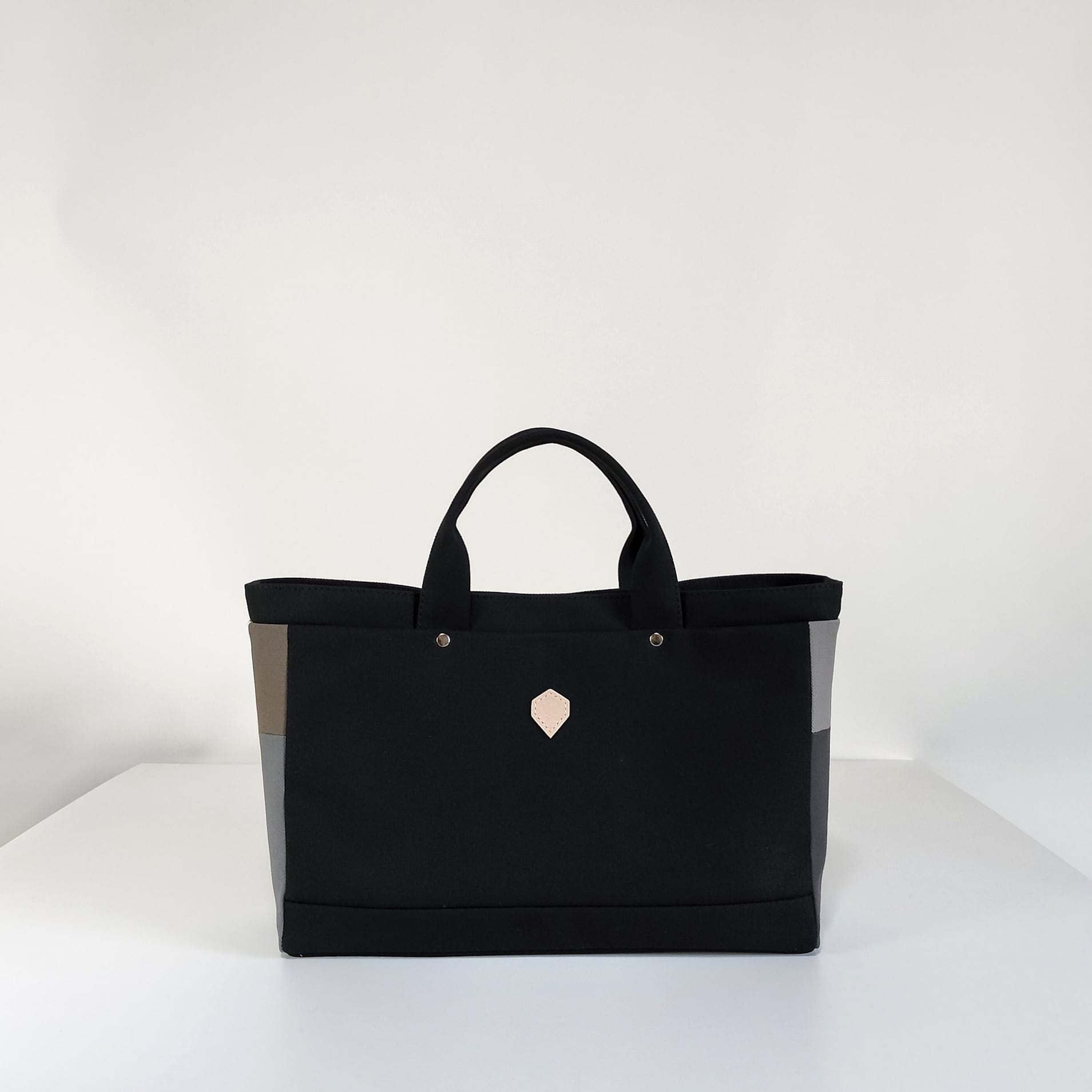 【受注制作】サイドモザイクトート ML ブラック Mono