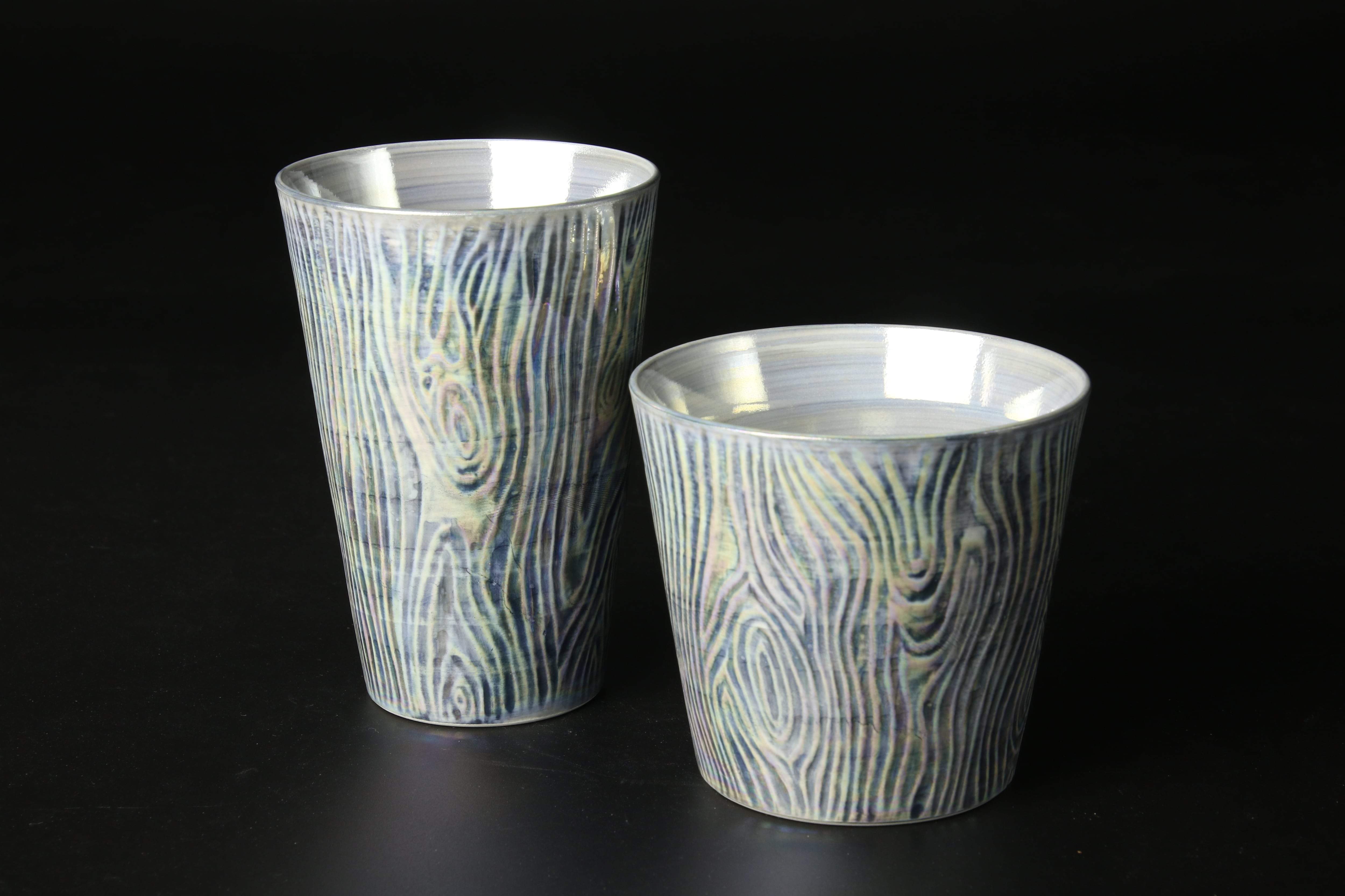 有田焼 ラスター中鉢 4個 変形鉢 受注生産 納期最長2か月 | 有田焼～花の器～泰山