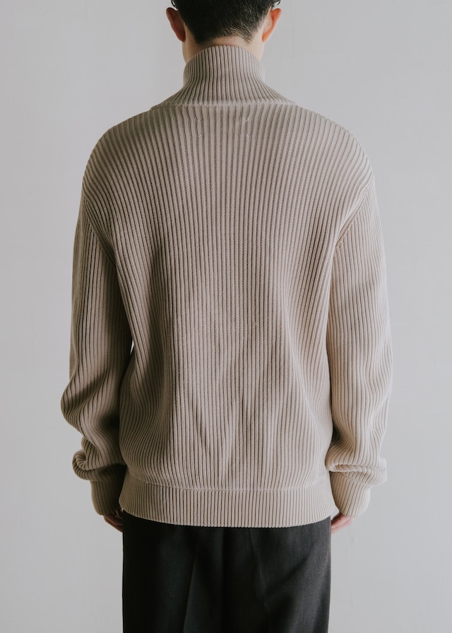 Martin Margiela 07SS double zip up drivers knit