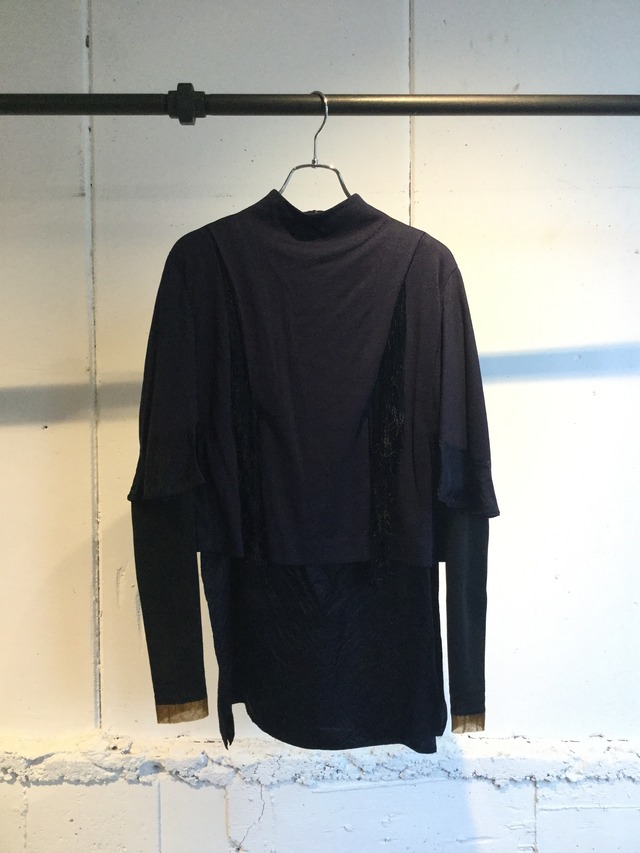PONTI  R/C FRINGE COMBINATION TOP (Navy)