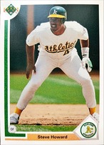 MLBカード 91UPPERDECK Steve Howard #277 ATHLETICS