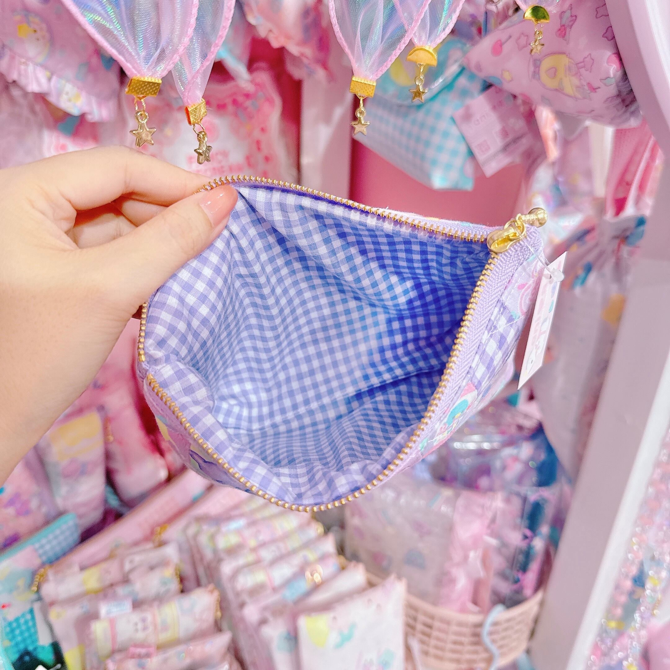 【M7】66-27マチ付きパッチワークポーチ