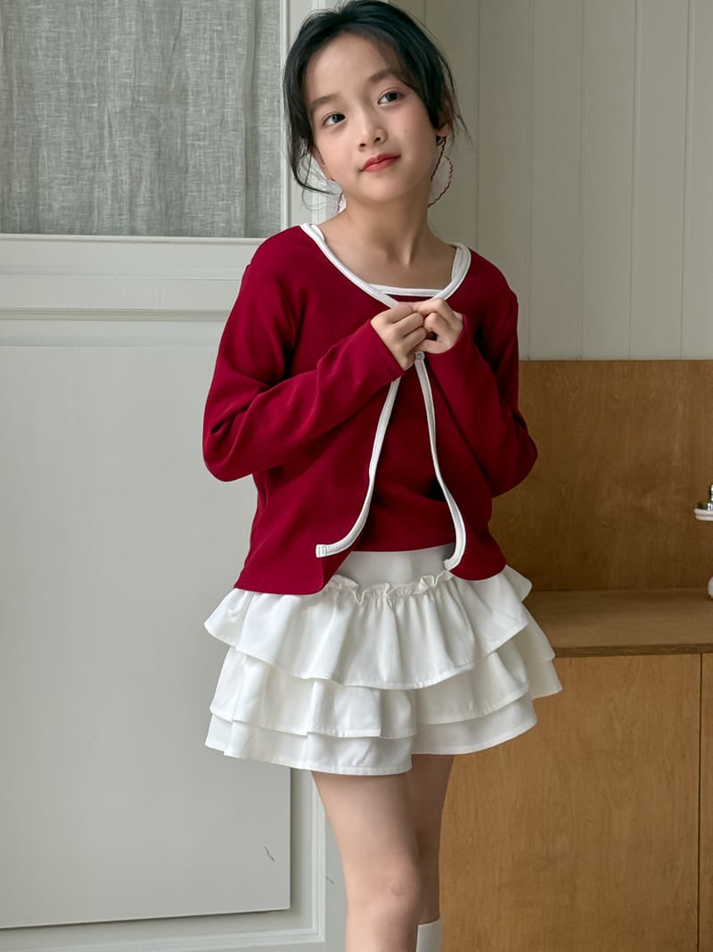 リボンキャミ×カーディガンセット