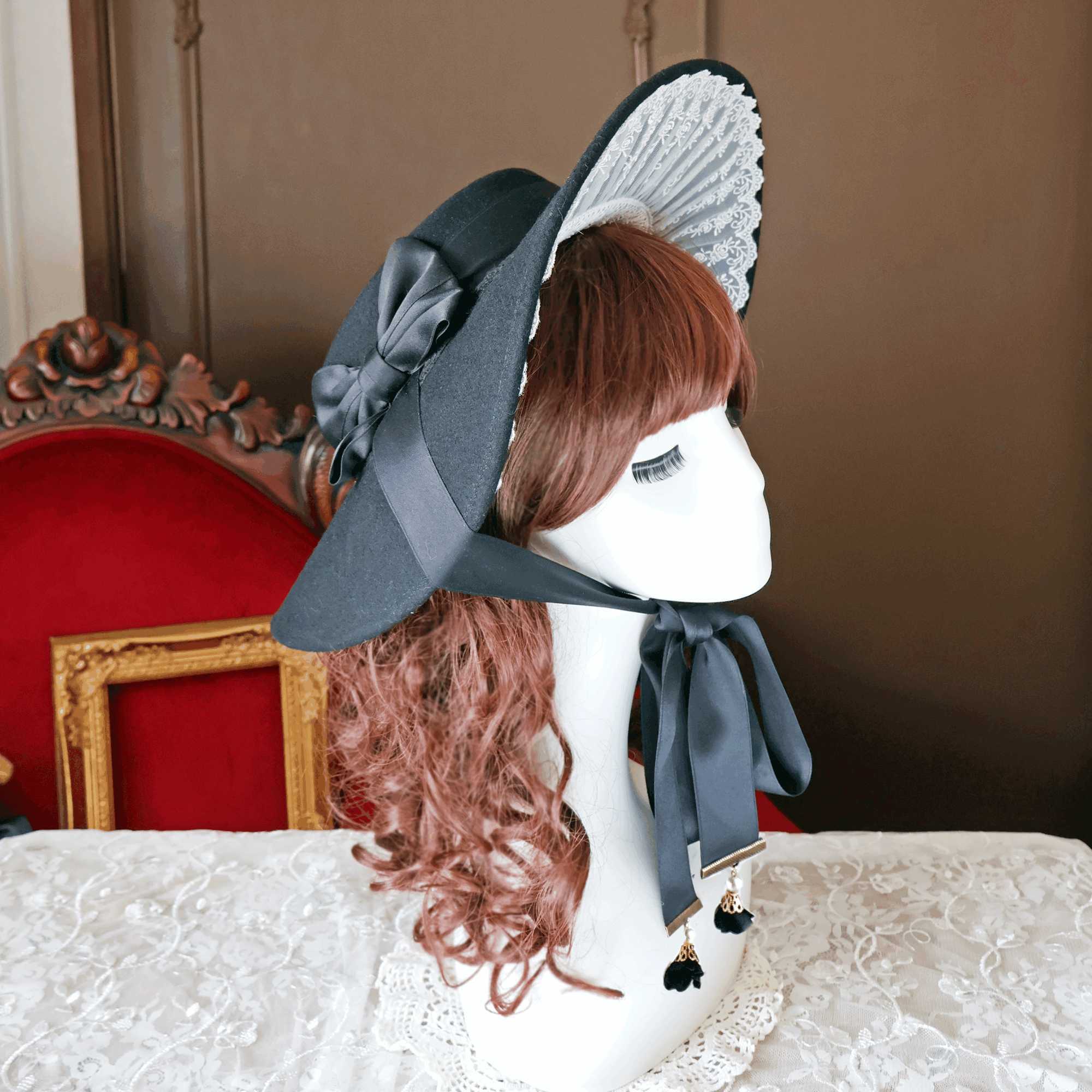 プ*️様 【Hat&Bonnet L’aristocratie】メリーエドワーデ メリーエドワーディアンボンネットハット | L'aristocratie-ラリスト