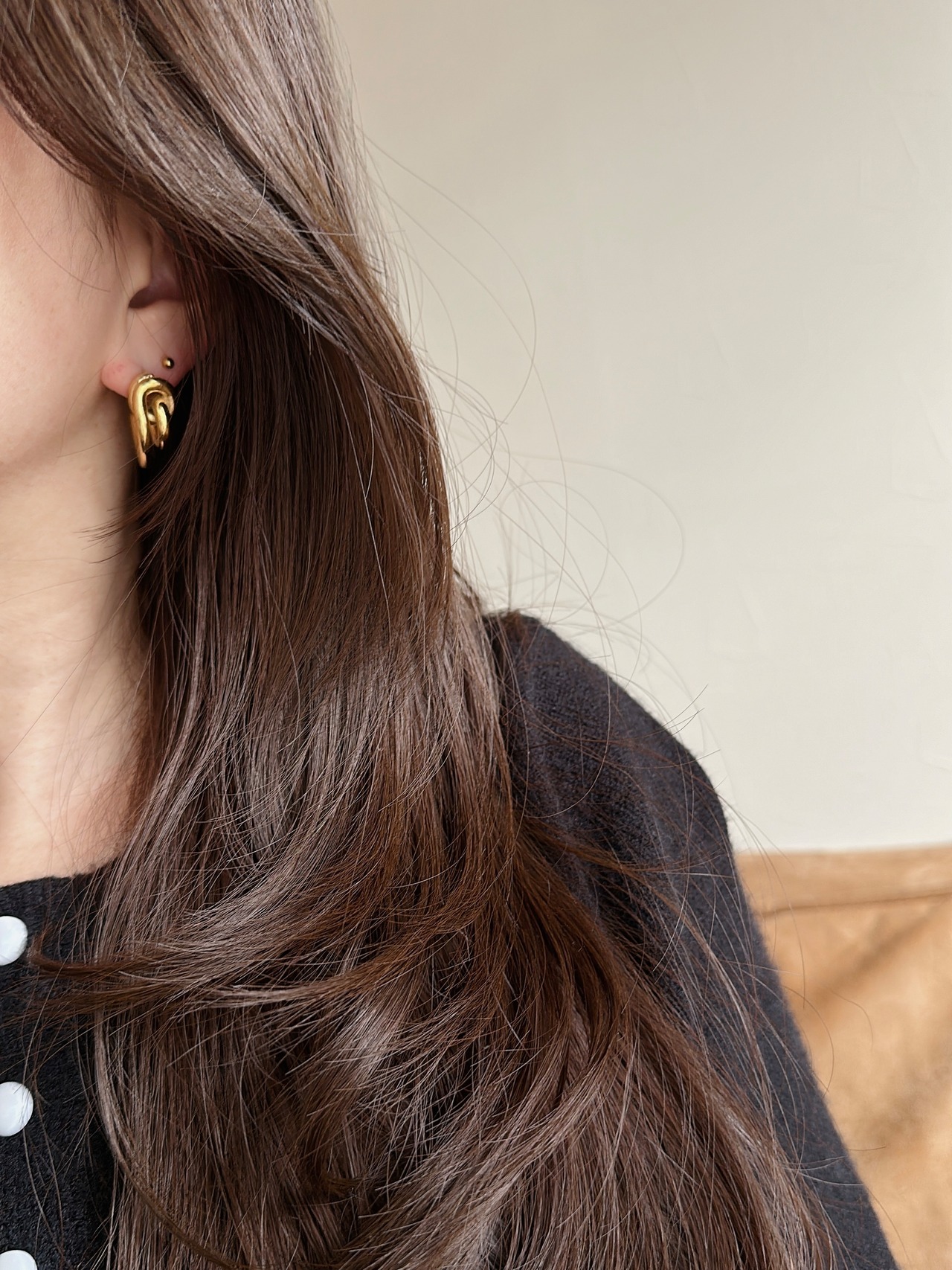 SS クラッシュラインピアス