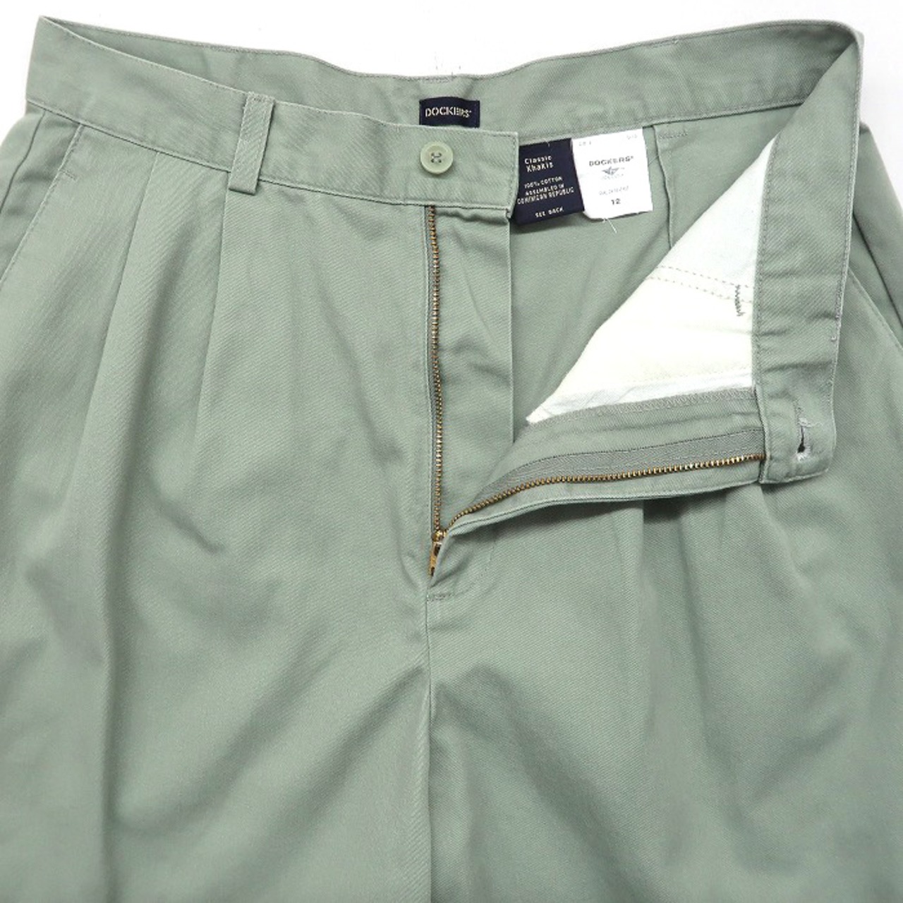 古着 ドッカーズ DOCKERS ショートパンツ ハーフパンツ ツータック 