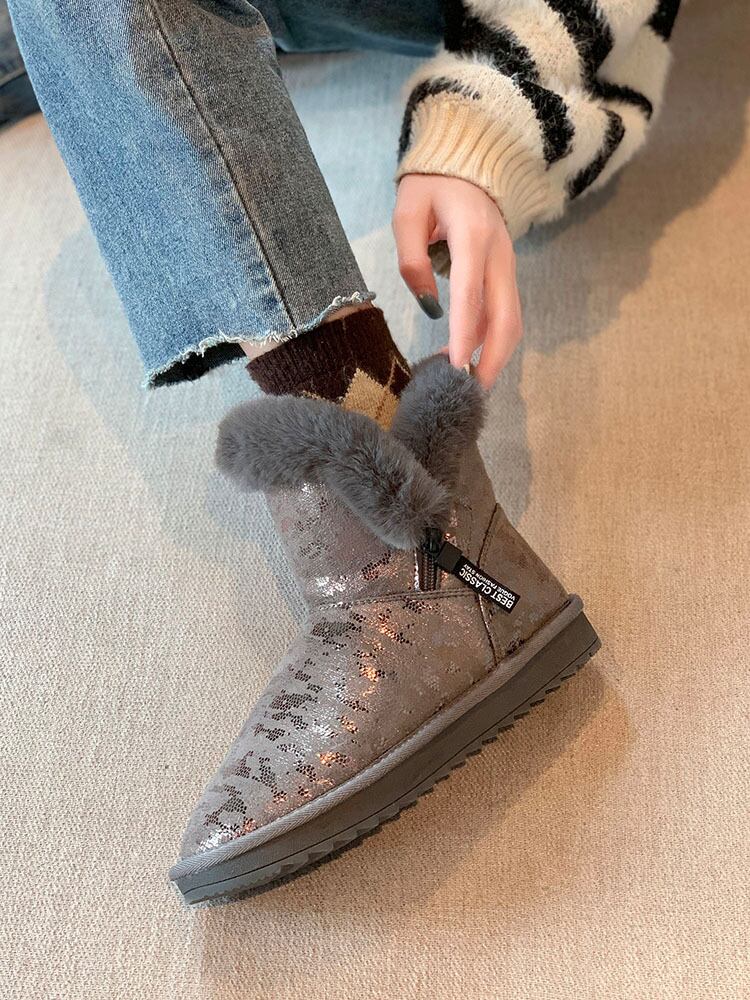 ブーツレディースベルベットショート コットン 靴 シューズ 部族の婦人靴16688850753