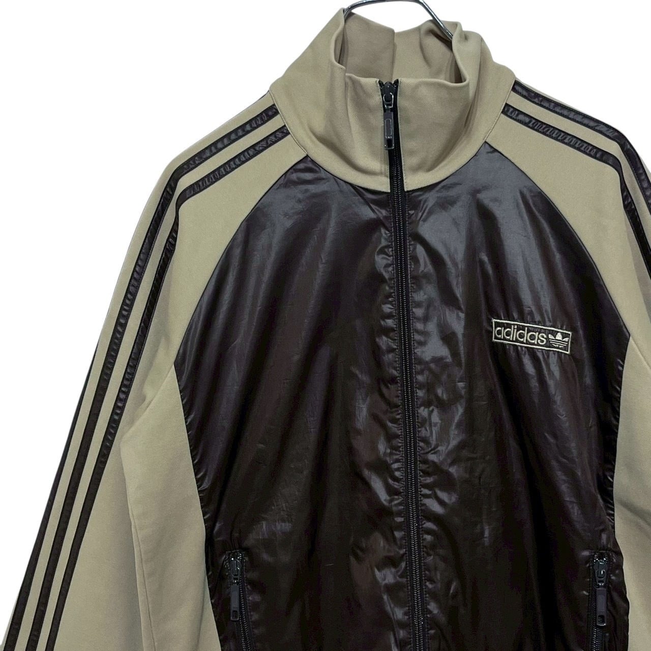 adidas アディダス トラックジャケット L 刺繍ロゴ ワンポイントロゴ