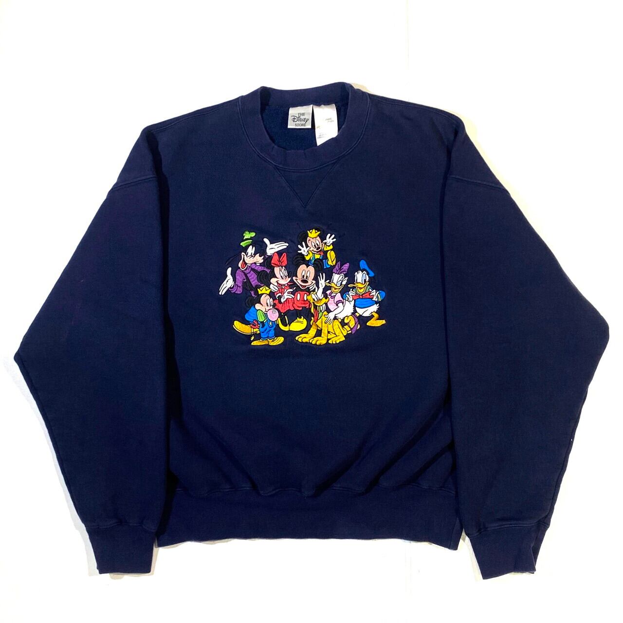 ビッグサイズ The Disney Store ディズニー Micky Mouse ミッキーマウス ミニー プルオーバースウェットシャツ レディースxl キャラクター 古着 スウェット Cave 古着屋 公式 古着通販サイト
