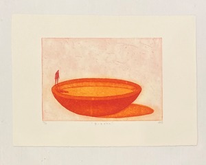 荒木珠奈「思い出ボウル」ARAKI Tamana/ etching, aquatint