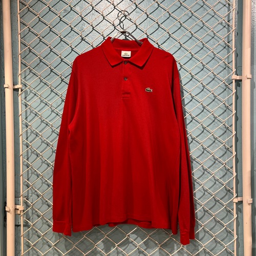 Lacoste - L/S Polo shirt 　red