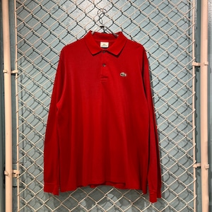 Lacoste - L/S Polo shirt 　red