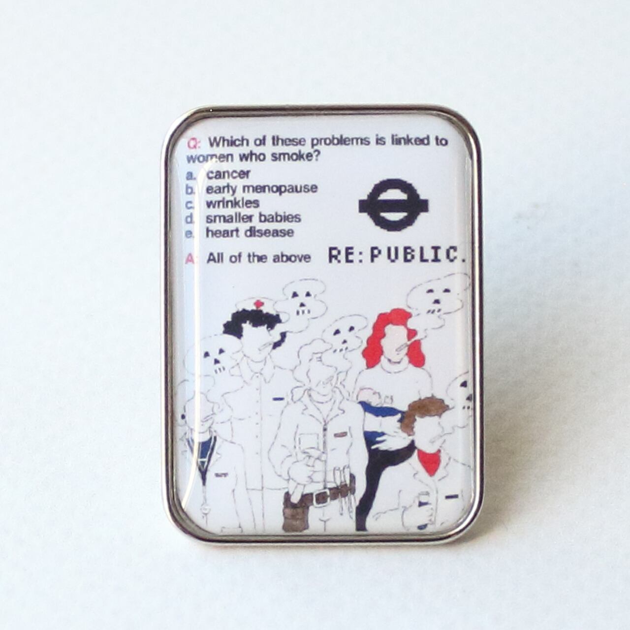 ◆RE:PUBLIC. -Which of these problems is linked to women who smoke- (unknown)