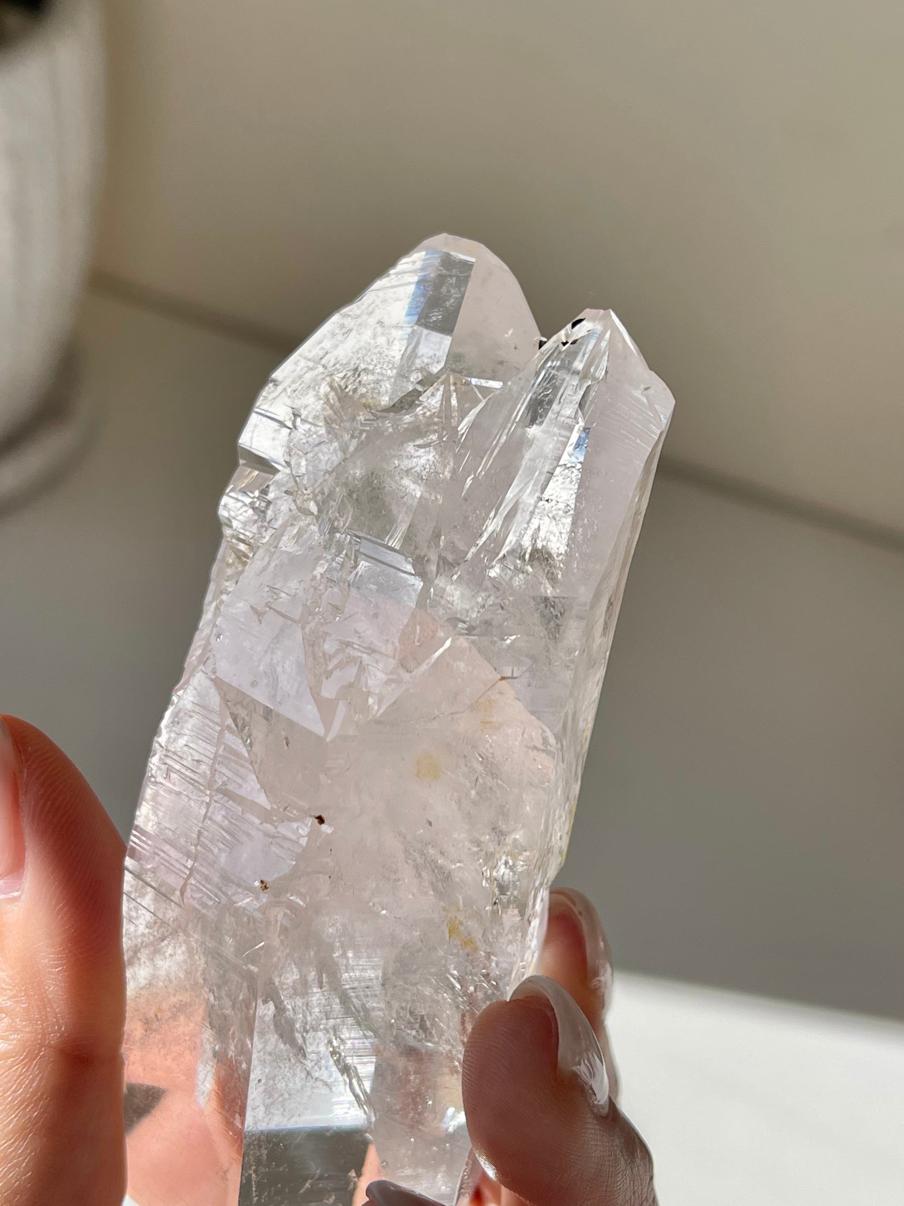 コロンビア　コスケス鉱山レムリアンシード(レインボー,DT,ツイン,セルフフィード,ファントム,リモナイト)